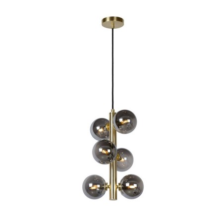 Lucide 45474/06/02 TYCHO - Lampa wisząca - 25.5 cm - 6xG9 - Matowe złoto - Mosiądz