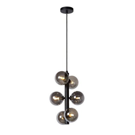 Lucide 45474/06/30 TYCHO - Lampa wisząca - 25.5 cm - 6xG9 - Czarna