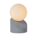 Lucide 45561/01/36 LEN - Lampa stołowa - 10 cm - 1xG9 - Szara