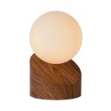 Lucide 45561/01/70 LEN - Lampa stołowa - 10 cm - 1xG9 - Drewno