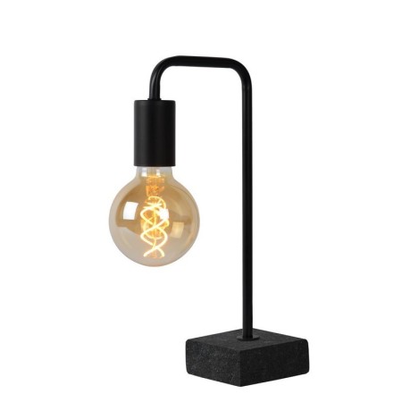 Lucide 45565/01/30 LORIN - Lampa stołowa - 1xE27 - Czarna