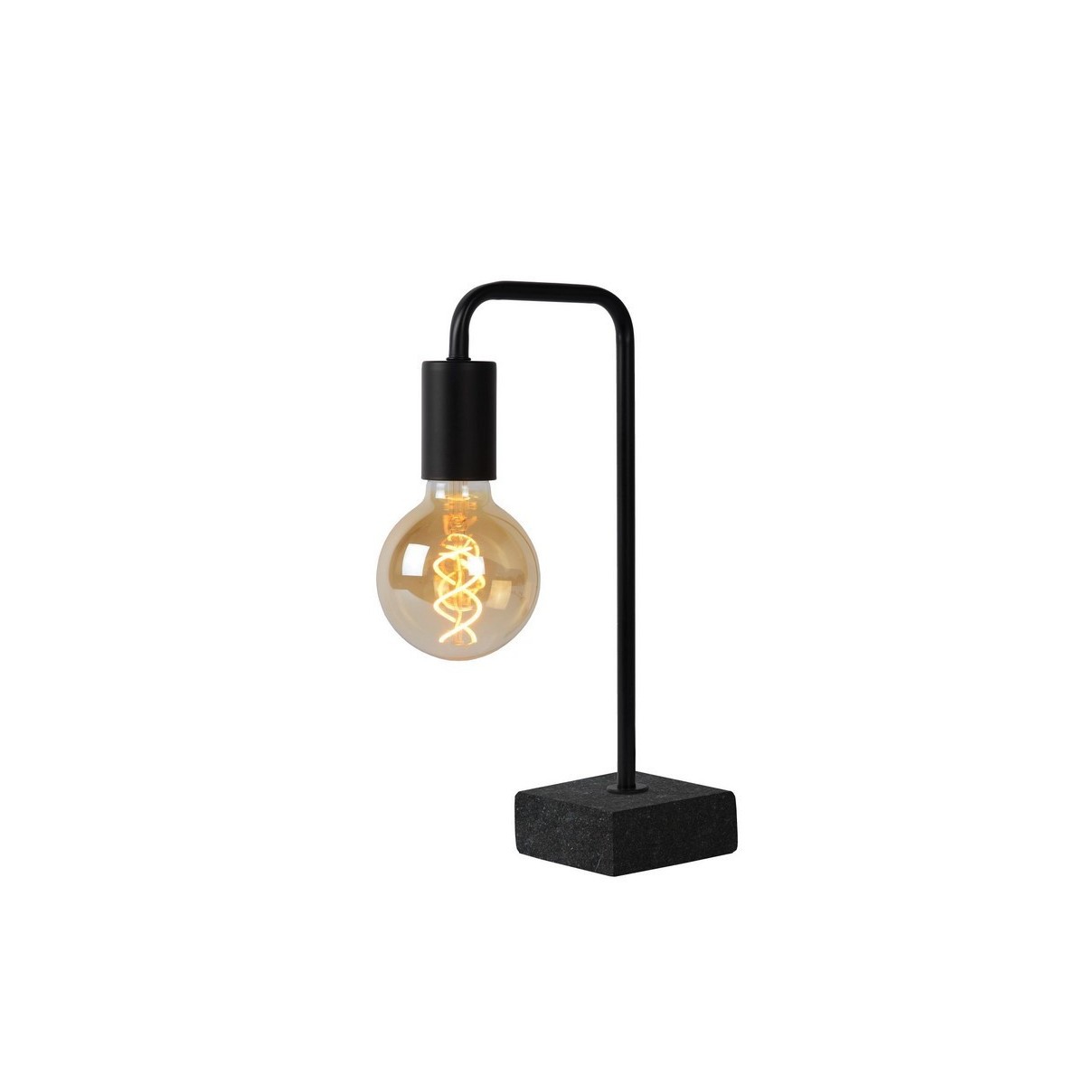 Lucide 45565/01/30 LORIN - Lampa stołowa - 1xE27 - Czarna