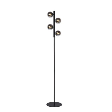 Lucide 45774/04/30 TYCHO - Lampa podłogowa - 4xG9 - Czarna