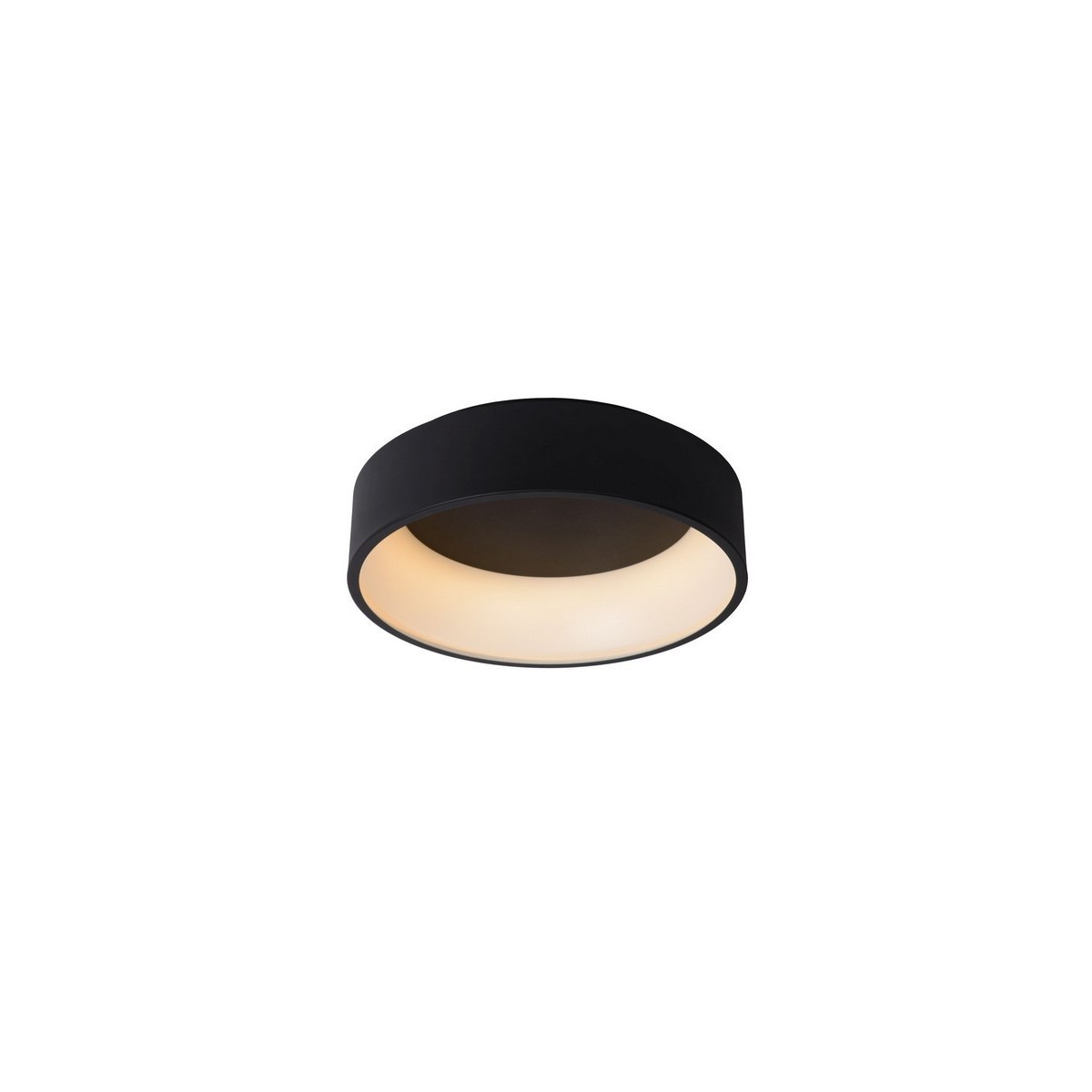 Lucide 46100/32/30 TALOWE LED - Lampa sufitowa wpuszczana - 45.5 cm - Ściemniacz LED - 1x30W 3000K - Czarny