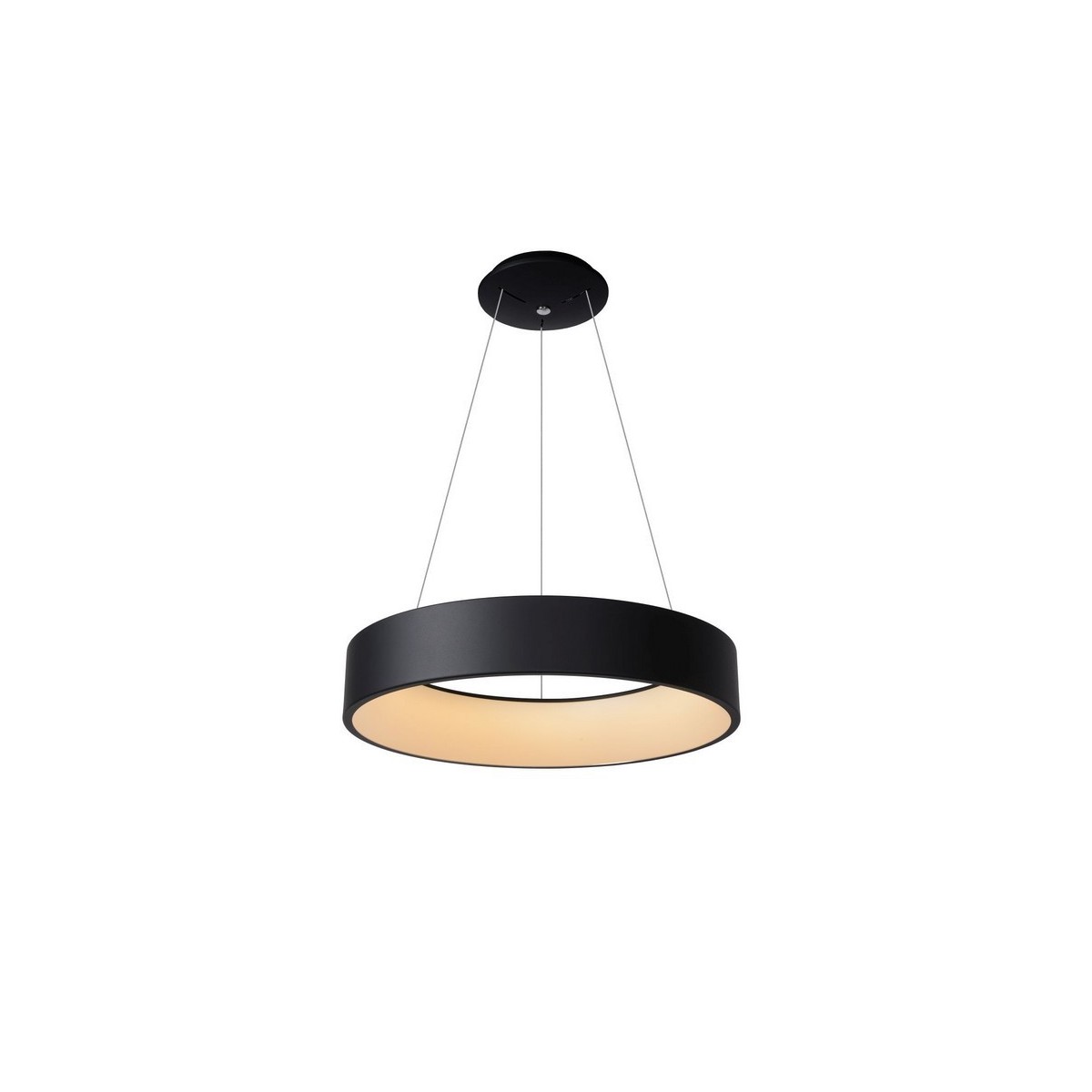 Lucide 46400/42/30 TALOWE LED - Lampa wisząca - 60 cm - Ściemniacz LED - 1x39W 3000K - Czarny
