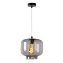 Lucide 46413/01/65 MEDINE - Lampa wisząca - 25 cm - 1xE27 - Szary dymny