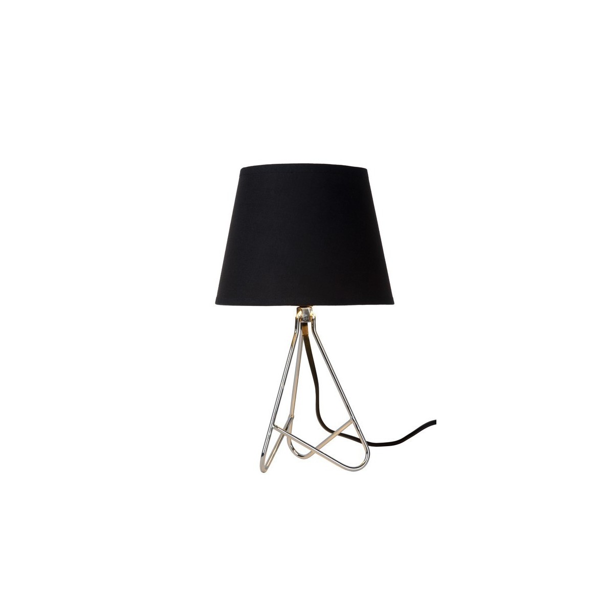 Lucide 47500/81/11 GITTA - Lampa stołowa - 17 cm - 1xE14 - Chrom