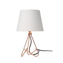 Lucide 47500/81/17 GITTA - Lampa stołowa - 17 cm - 1xE14 - Miedziana