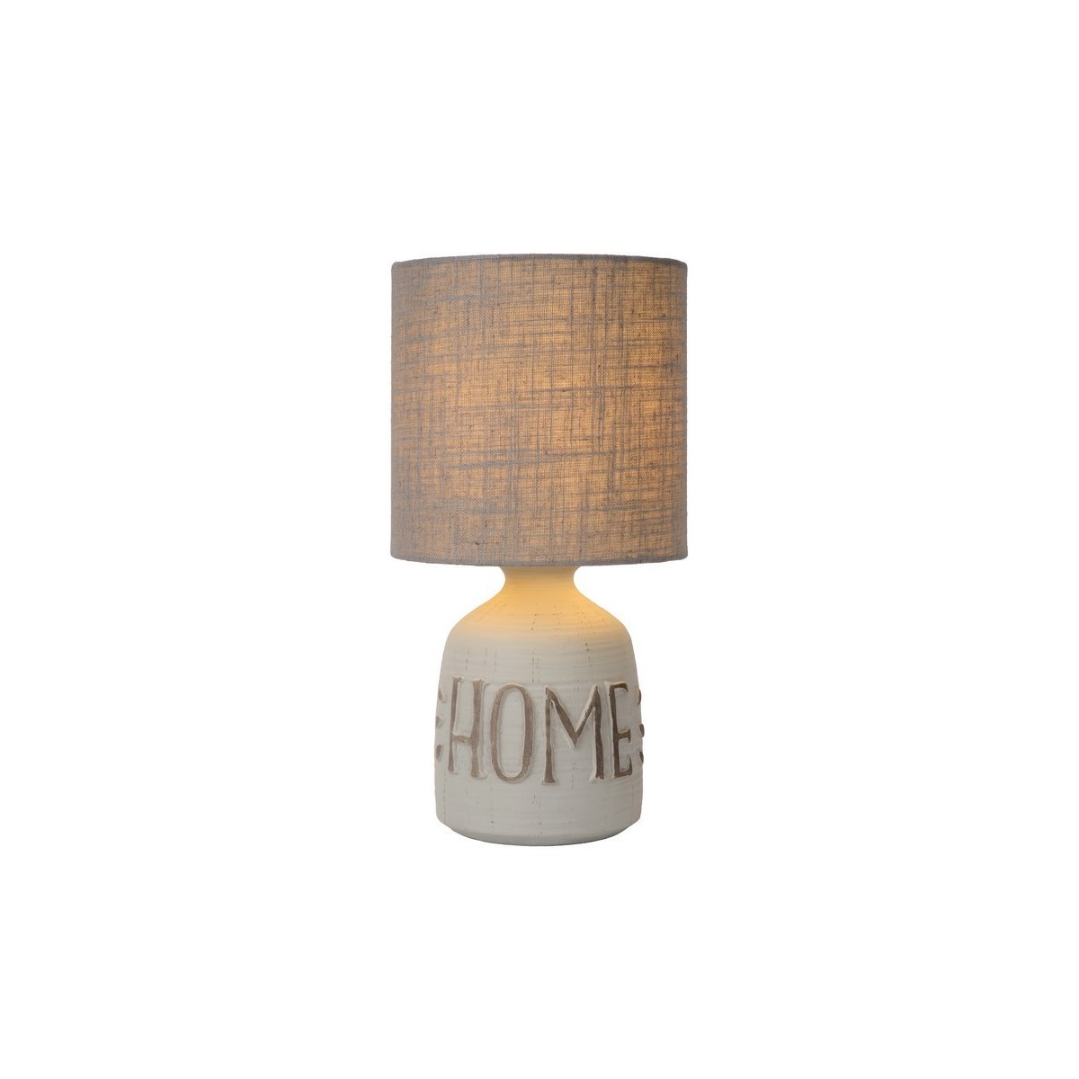 Lucide 47503/81/36 COSBY - Lampa stołowa - 16.5 cm - 1xE14 - Szara