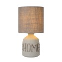 Lucide 47503/81/36 COSBY - Lampa stołowa - 16.5 cm - 1xE14 - Szara