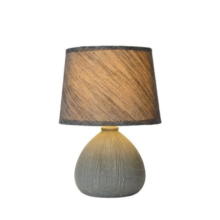 Lucide 47506/81/36 RAMZI - Lampa stołowa - 18 cm - 1xE14 - Szara