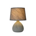 Lucide 47506/81/36 RAMZI - Lampa stołowa - 18 cm - 1xE14 - Szara