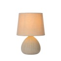 Lucide 47506/81/38 RAMZI - Lampa stołowa - 18 cm - 1xE14 - Kremowa