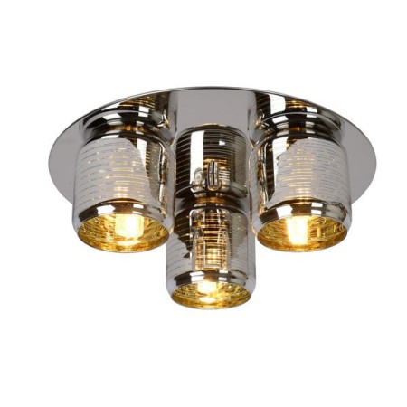 Lucide 70184/03/11 ERYN - Lampa sufitowa wpuszczana - 38 cm - 3xG9 - Chrom