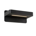 Lucide 77280/05/30 ATKIN - Lampka nocna - Kinkiet - LED - 1x6W 3000K - Z portem ładowania USB - Czarny