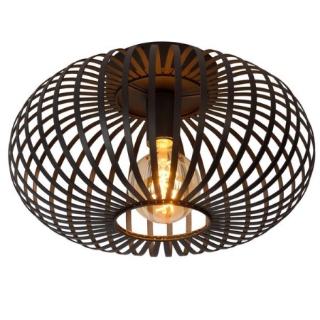 Lucide 78174/40/30 MANUELA - Lampa sufitowa wpuszczana - 39.5 cm - 1xE27 - Czarny