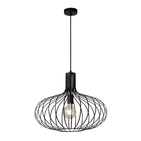 Lucide 78374/50/30 MANUELA - Lampa wisząca - 50 cm - 1xE27 - Czarna