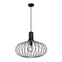 Lucide 78374/50/30 MANUELA - Lampa wisząca - 50 cm - 1xE27 - Czarna
