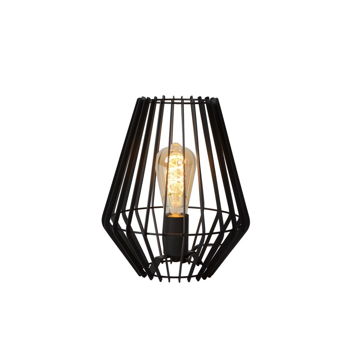 Lucide 78598/01/30 REDA - Lampa stołowa - 1xE27 - Czarna