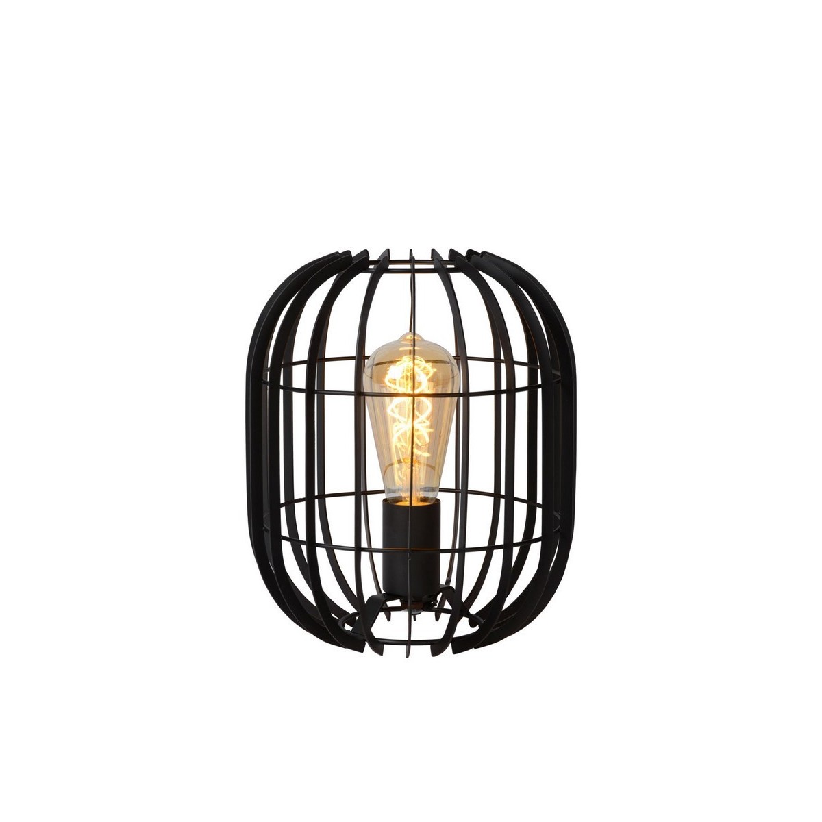 Lucide 78599/01/30 REDA - Lampa stołowa - 22 cm - 1xE27 - Czarna
