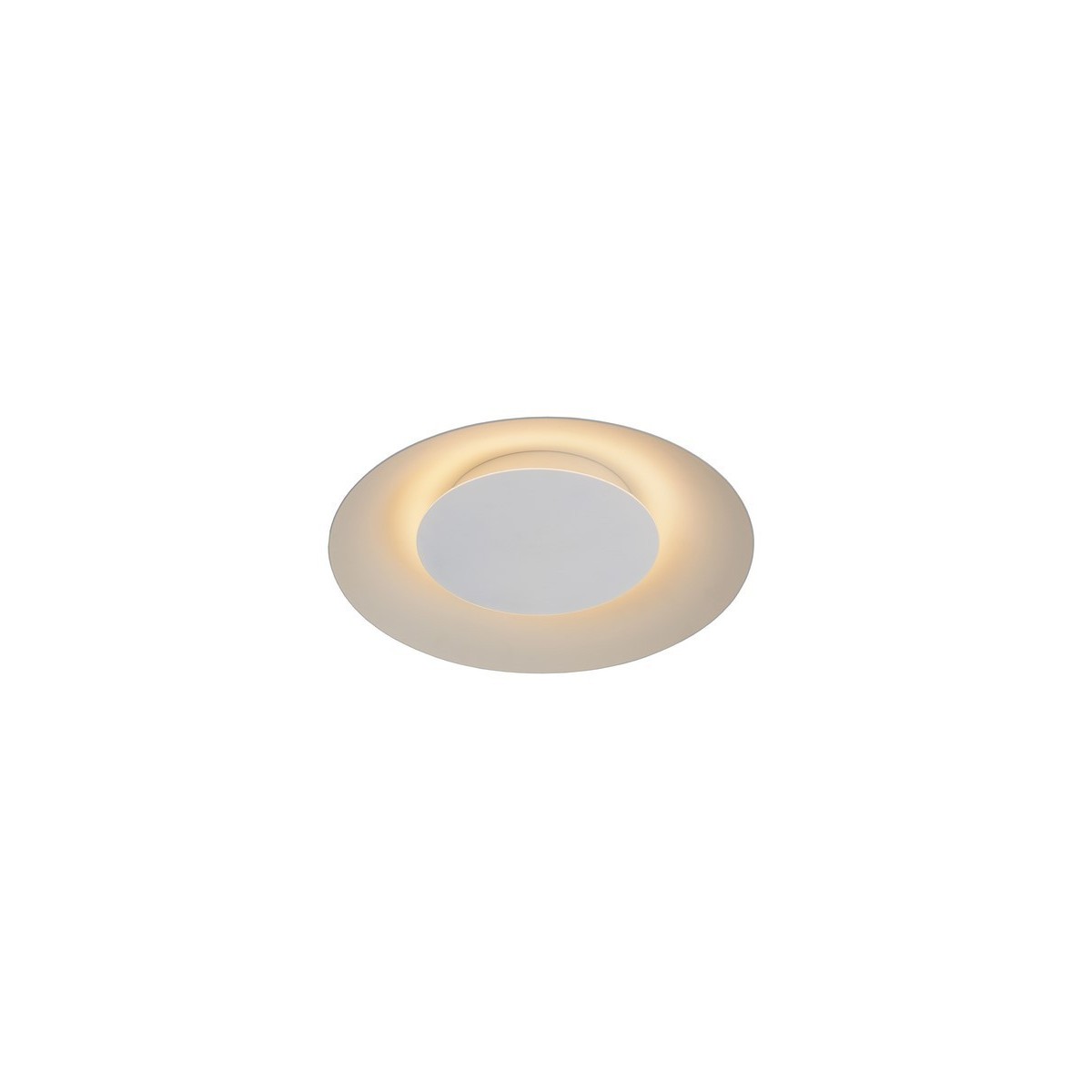 Lucide 79177/12/31 FOSKAL - Lampa sufitowa wpuszczana - 34.5 cm - LED - 1x12W 2700K - Biała