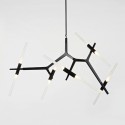 Designerska lampa wisząca STEP STICKS 10xG9 - asymetryczna forma