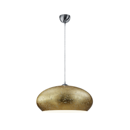 Trio OTTAWA 305700179 - złota, szklana lampa wisząca