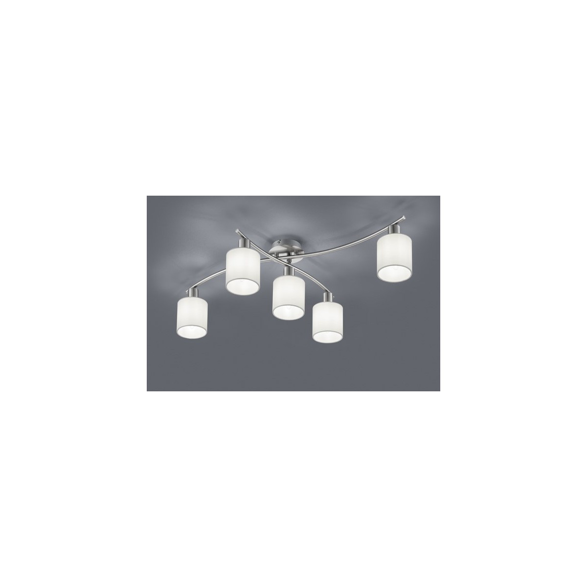 Nowoczesne oświetlenie sufitowe Trio GARDA 605400501