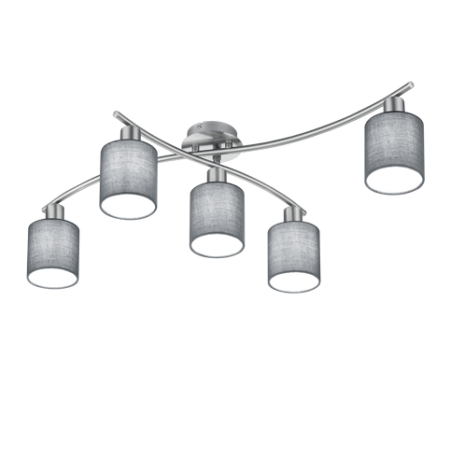 Nowoczesne oświetlenie sufitowe Trio GARDA 605400511