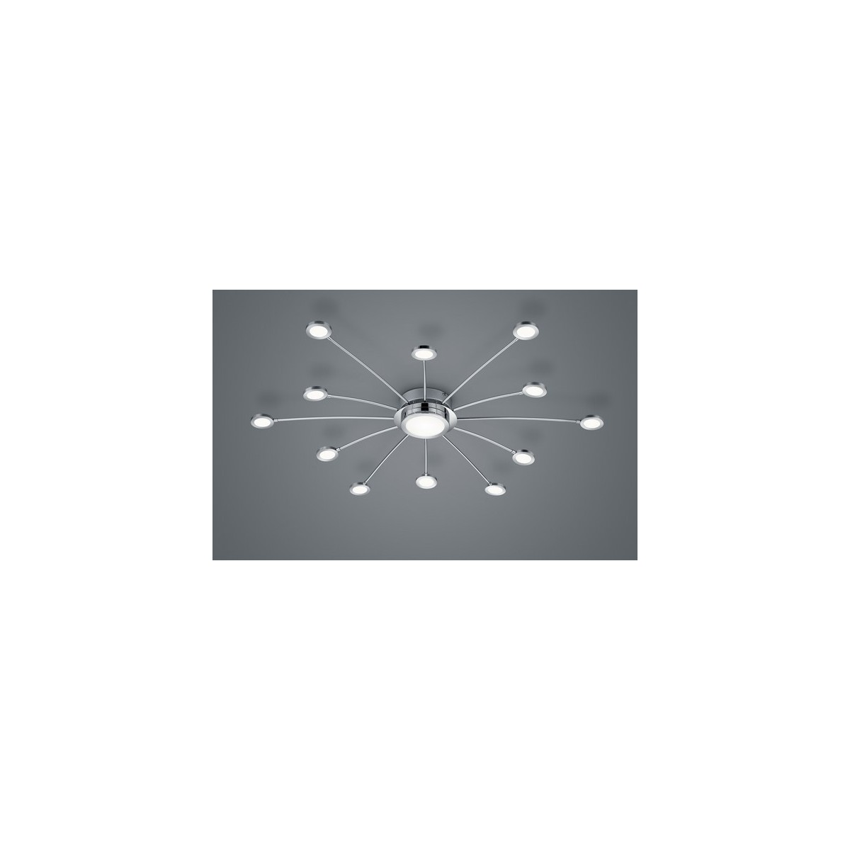 Trio BODRUM 673311306 - lampa przysufitowa - z pilotem - ściemnialna - zmiana barwy światła