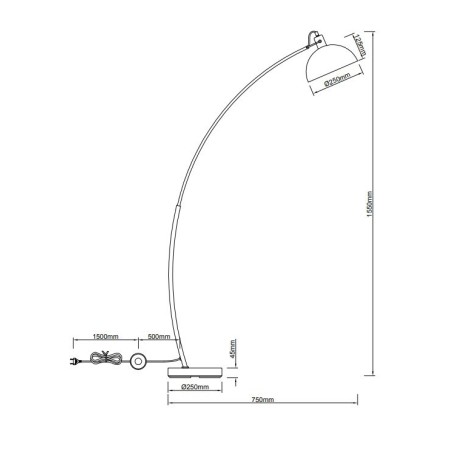 Lampa podłogowa RL RECIFE R46041032