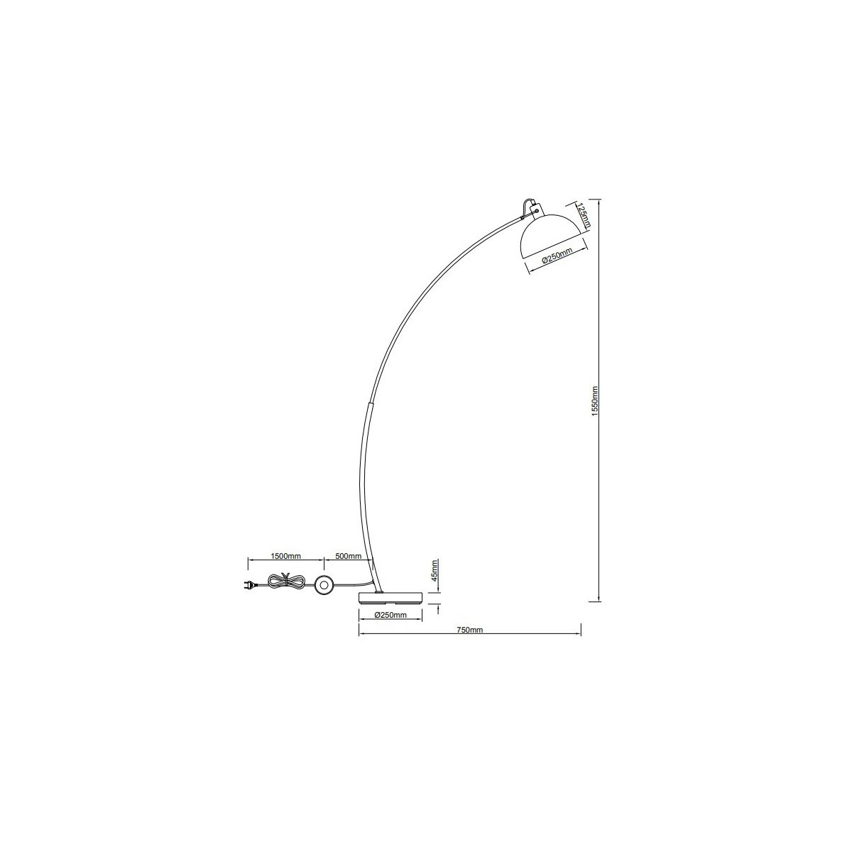 Lampa podłogowa RL RECIFE R46041032