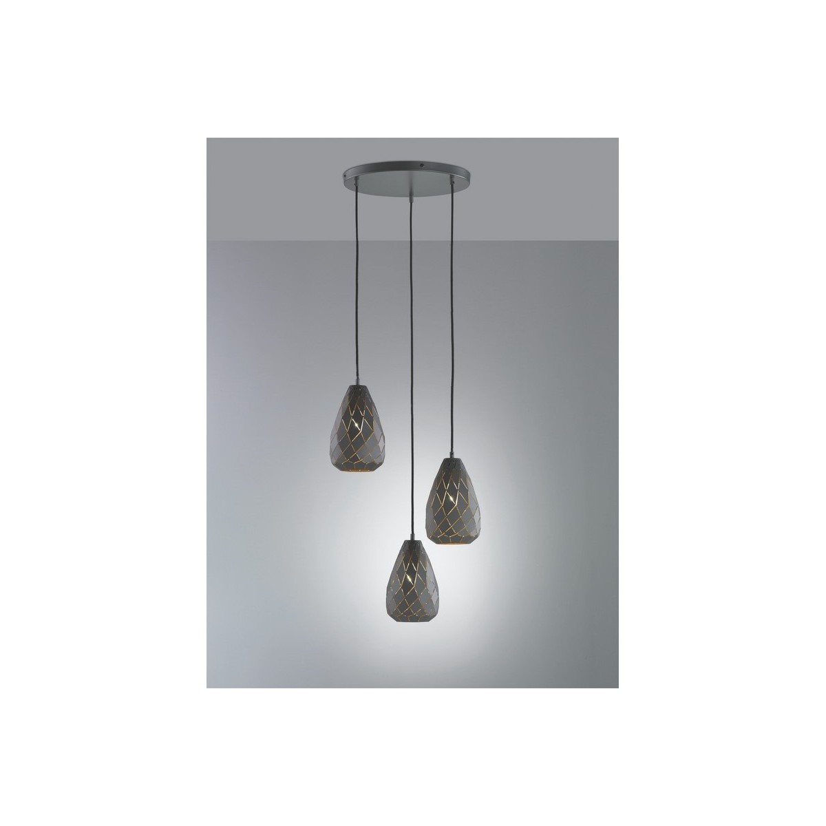 Nowoczesna lampa wisząca Trio ONYX 301300342