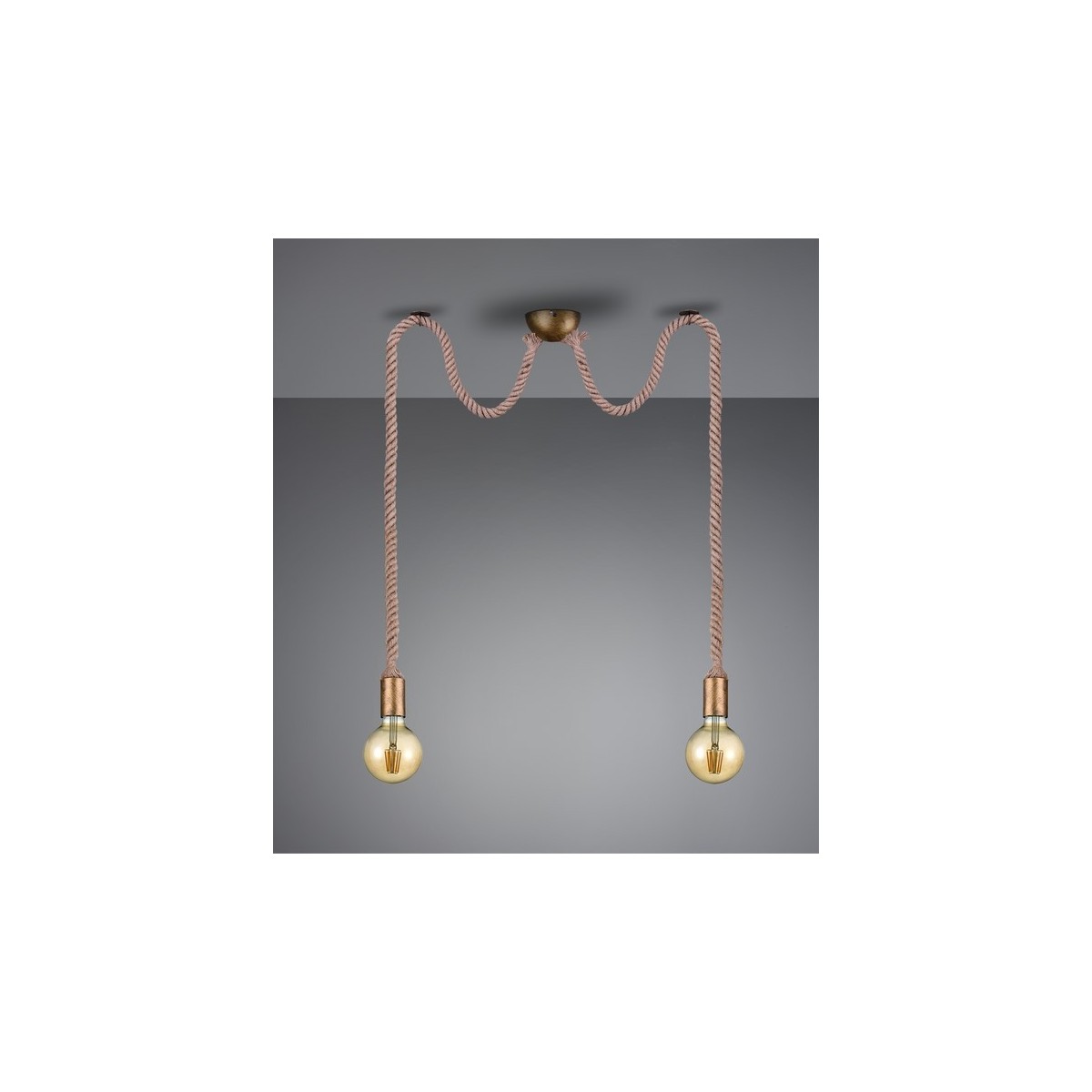 Nowoczesna lampa wisząca Trio ROPE 310100204