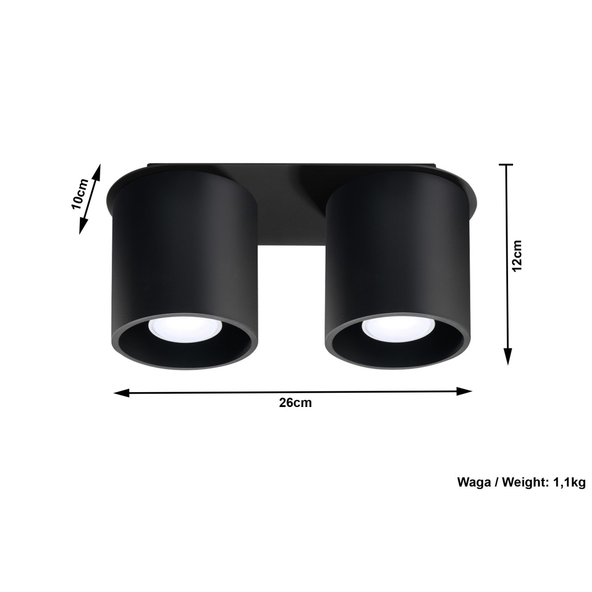 SOLLUX LIGHTING ORBIS 2 - SL.0054 - plafon