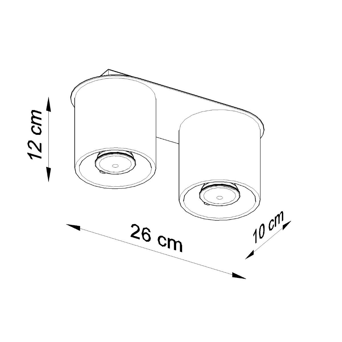 SOLLUX LIGHTING ORBIS 2 - SL.0054 - plafon