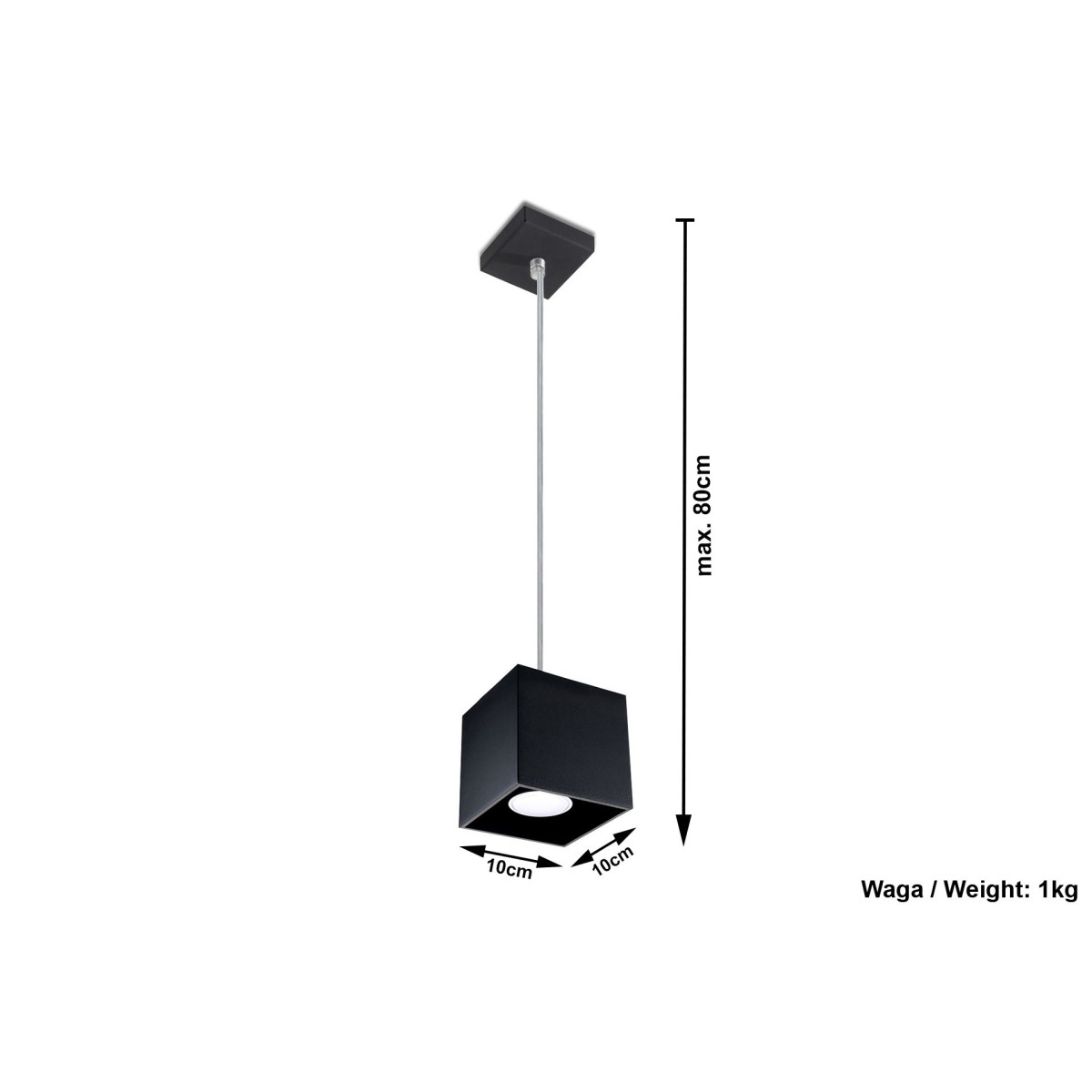 SOLLUX LIGHTING QUAD 1 - SL.0060 - lampa wisząca