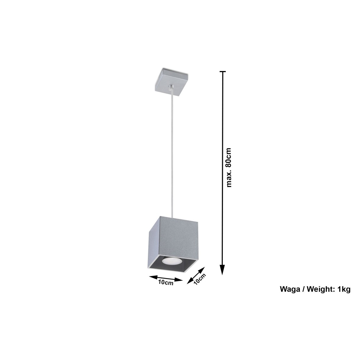 SOLLUX LIGHTING QUAD 1 - SL.0061 - lampa wisząca