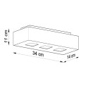 SOLLUX LIGHTING MONO 3 - SL.0072 - plafon