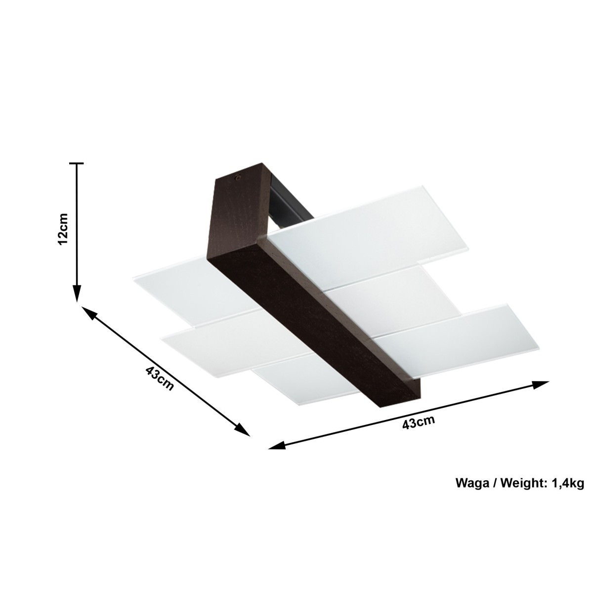 SOLLUX LIGHTING FENIKS 2 - SL.0074 - lampa przysufitowa