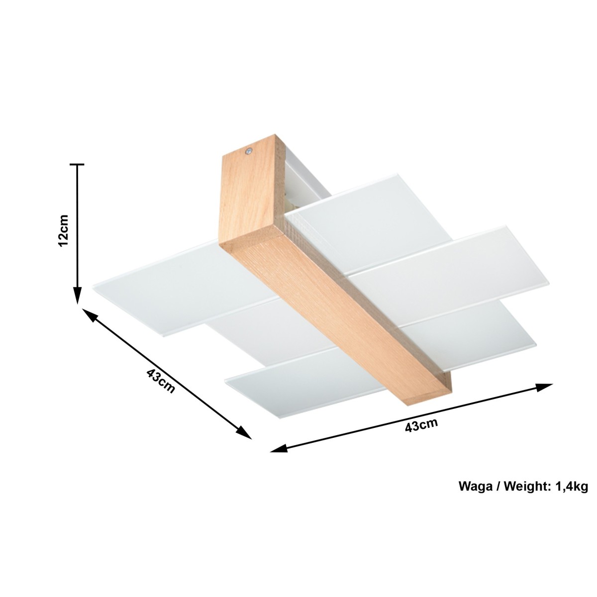 SOLLUX LIGHTING FENIKS 2 - SL.0076 - lampa przysufitowa