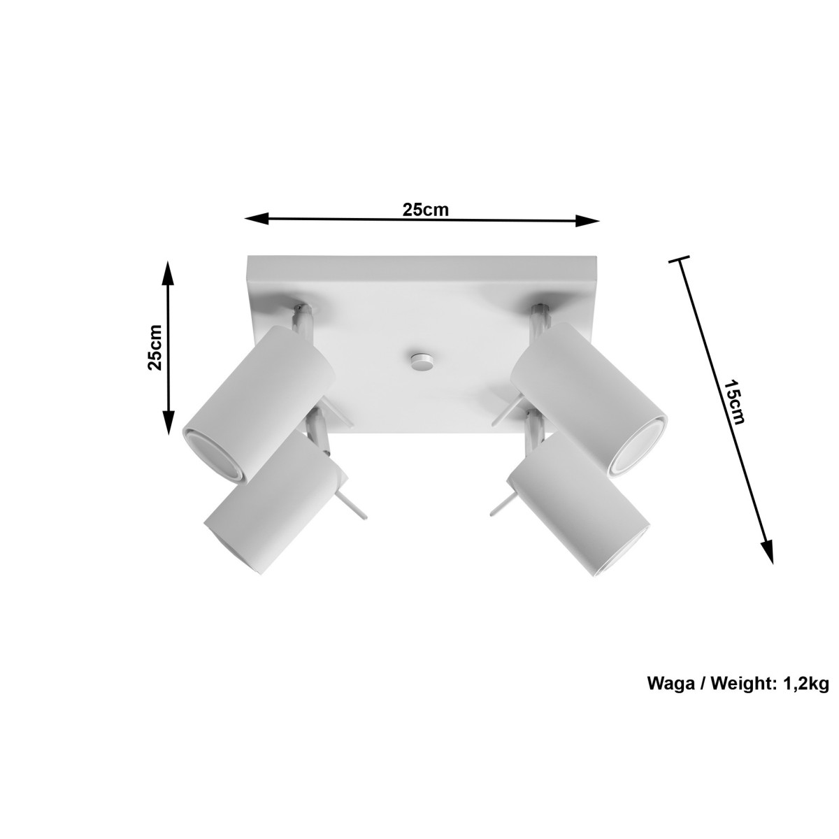 SOLLUX LIGHTING RING 4 - SL.0090 - plafon