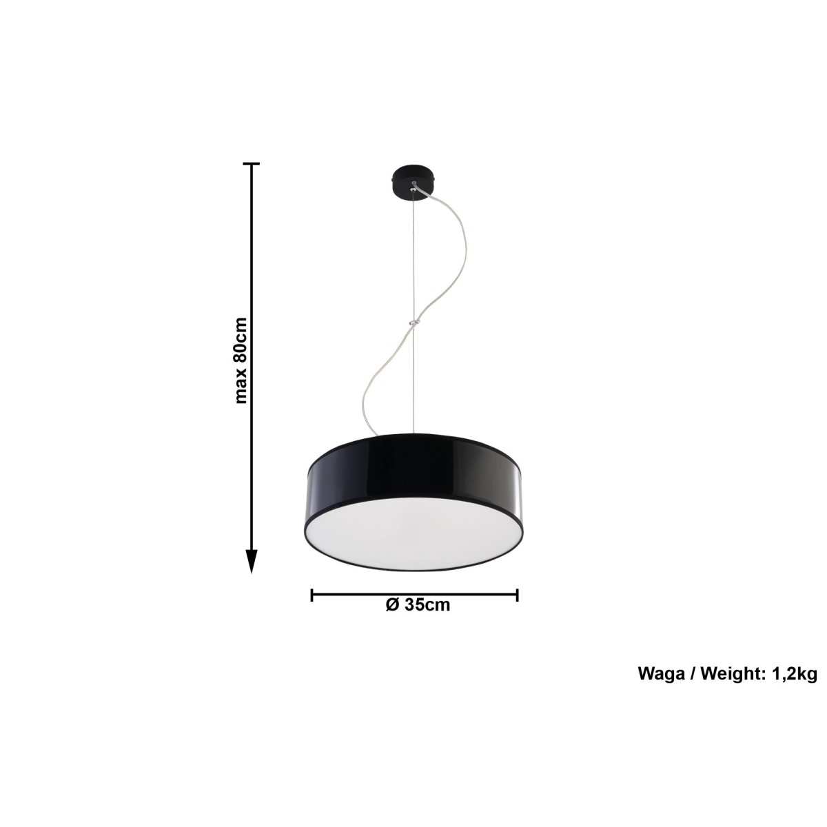 SOLLUX LIGHTING ARENA 35 - SL.0115 - lampa wisząca
