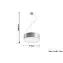 SOLLUX LIGHTING ARENA 35 - SL.0116 - lampa wisząca