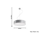 SOLLUX LIGHTING ARENA 45 - SL.0119 - lampa wisząca
