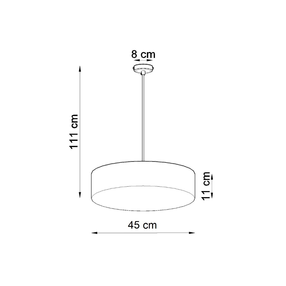 SOLLUX LIGHTING ARENA 45 - SL.0119 - lampa wisząca