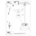 SOLLUX LIGHTING ARENA 45 - SL.0119 - lampa wisząca