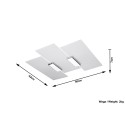 SOLLUX LIGHTING FABIANO - SL.0198 - plafon