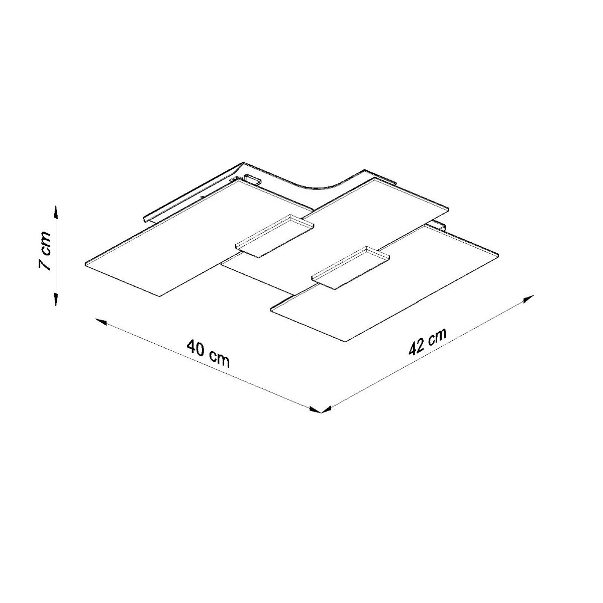 SOLLUX LIGHTING FABIANO - SL.0198 - plafon