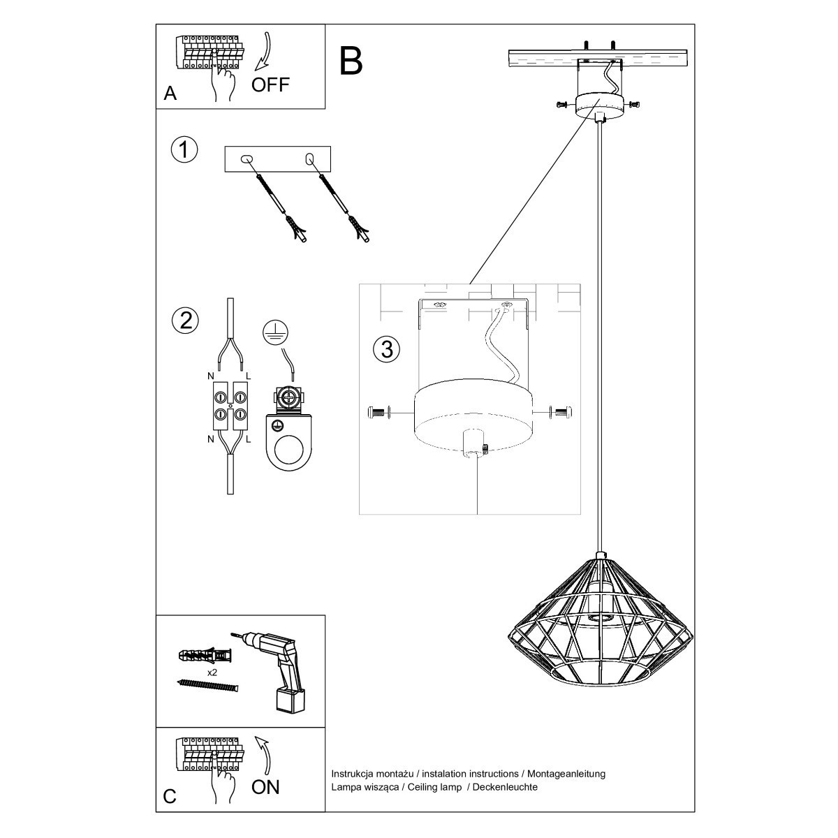 SOLLUX LIGHTING UMBERTO - SL.0293